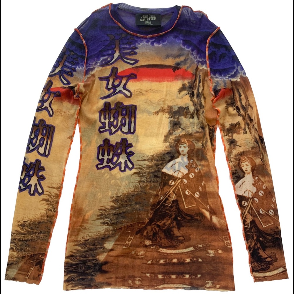 🔴SOLD🔴Jean Paul Gaultier maille Japanese top